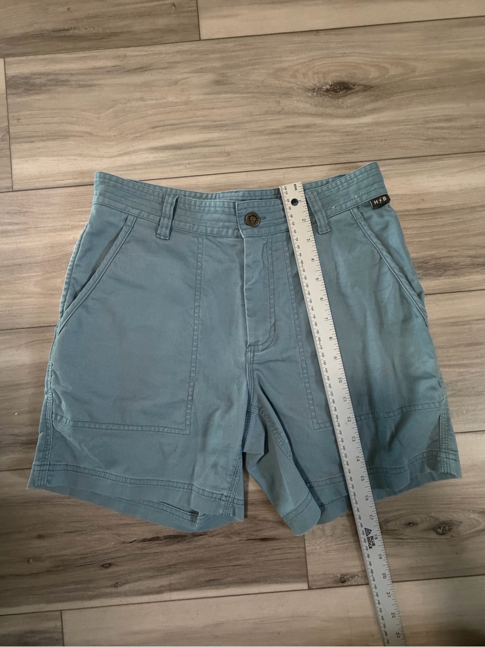 Howler Brothers Men's Slate Blue Flat Front Shorts